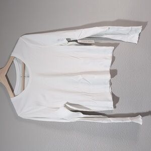 NWT Outdoor Voices ribbed‎ white long sleeve XXXL SuperForm